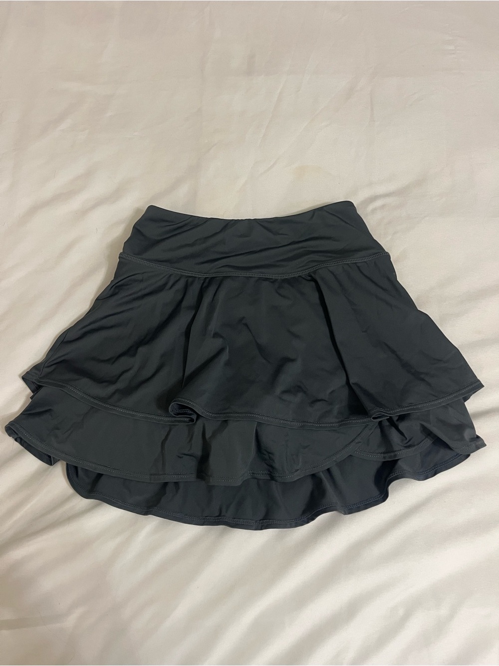 Baleaf Gray Athletic ruffle skirt